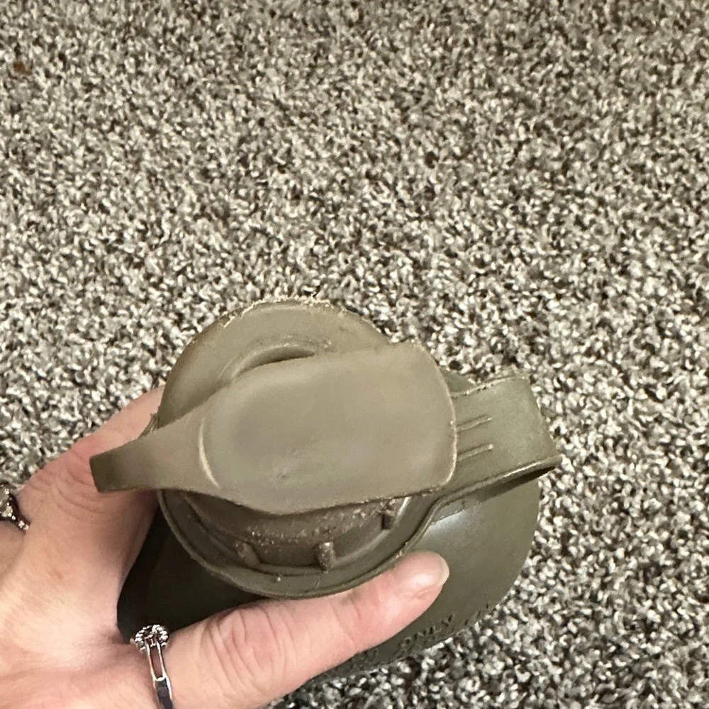 Vintage Handcrest Military Green Canteen with Cover